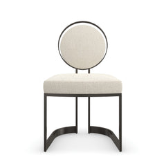 Caracole La Lune Dining Chair – front view – Lusso Furniture Miami