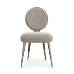 Caracole Apollo Dining Chair – front view – Lusso Furniture Miami