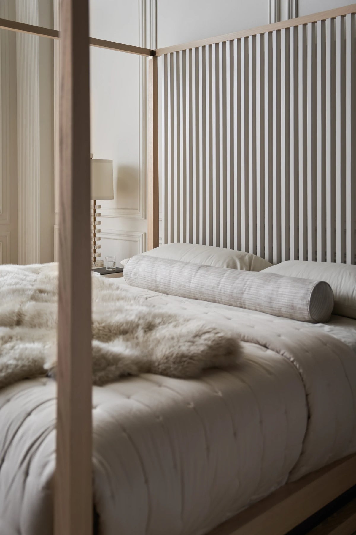 Caracole Pinstripe Bed – view 21 – Lusso Furniture Miami