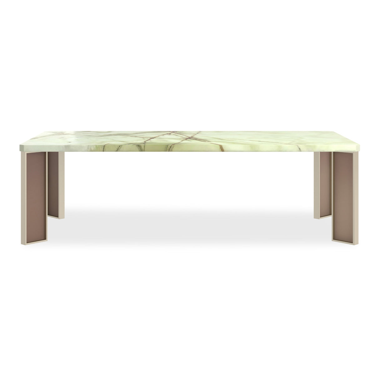 Caracole Naturalist Dining Table – front view – Lusso Furniture Miami