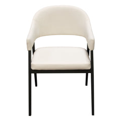 Adele Upholstered Dining Chair Set – finish detail – Lusso Furniture Miami