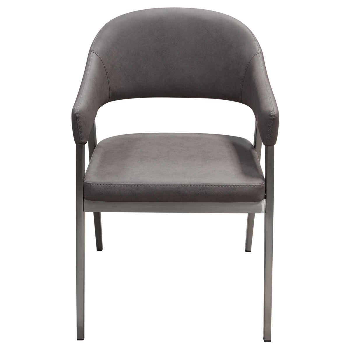 Adele Upholstered Dining Chair Set – angle view – Lusso Furniture Miami