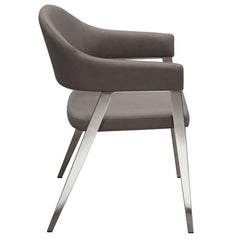 Adele Upholstered Dining Chair Set – detail – Lusso Furniture Miami