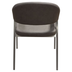 Adele Upholstered Dining Chair Set – back view – Lusso Furniture Miami
