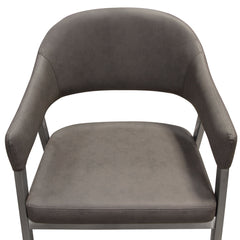 Adele Upholstered Dining Chair Set – top view – Lusso Furniture Miami