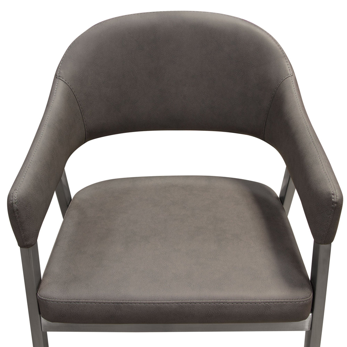 Adele Upholstered Dining Chair Set – top view – Lusso Furniture Miami