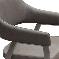 Adele Upholstered Dining Chair Set – close-up – Lusso Furniture Miami