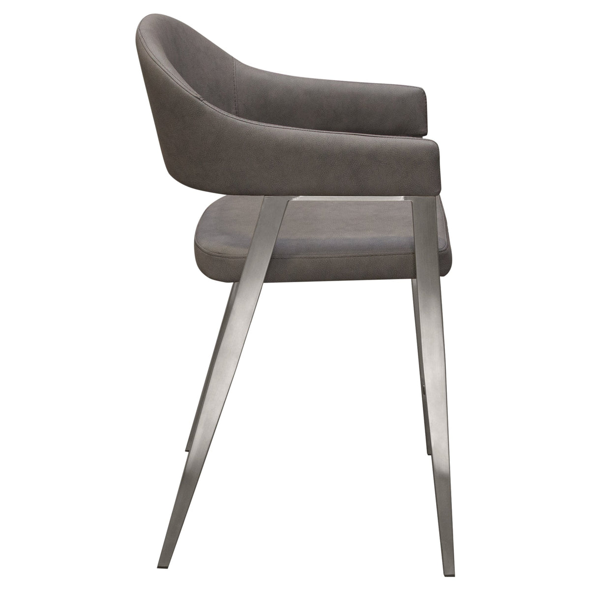 Adele Upholstered Counter Stool Set – detail – Lusso Furniture Miami