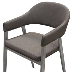 Adele Upholstered Counter Stool Set – close-up – Lusso Furniture Miami