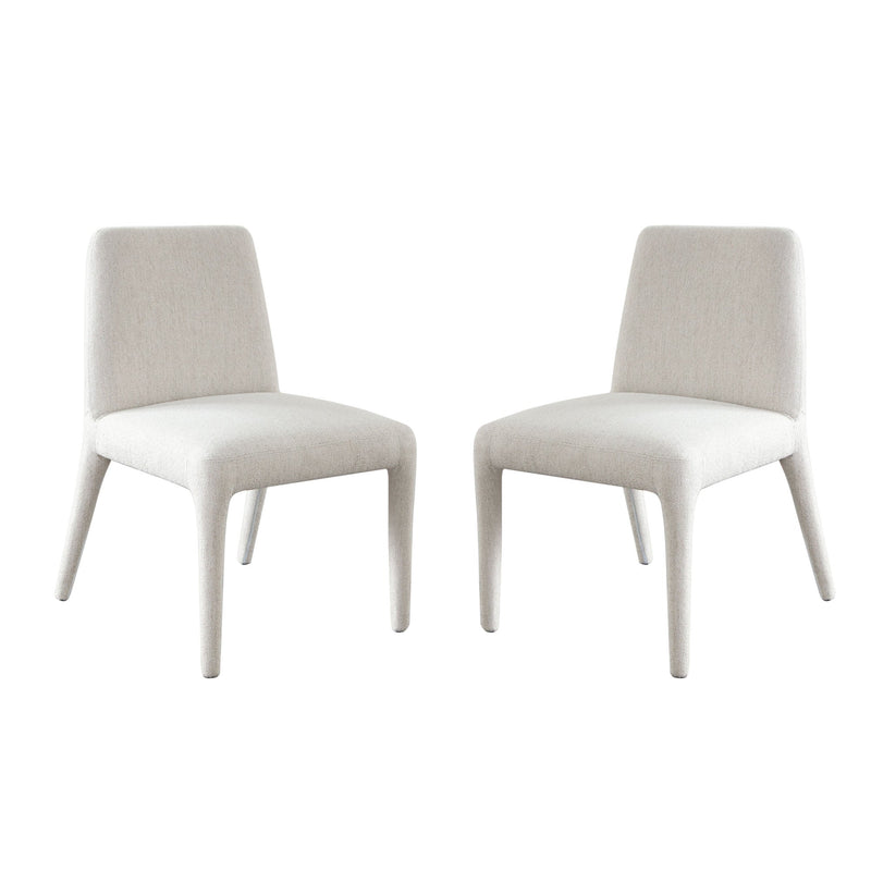 Alba Fabric Wrapped Dining Chair Set-zoom-