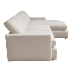 Arcadia Feather Down Sectional Sofa – top view – Lusso Furniture Miami
