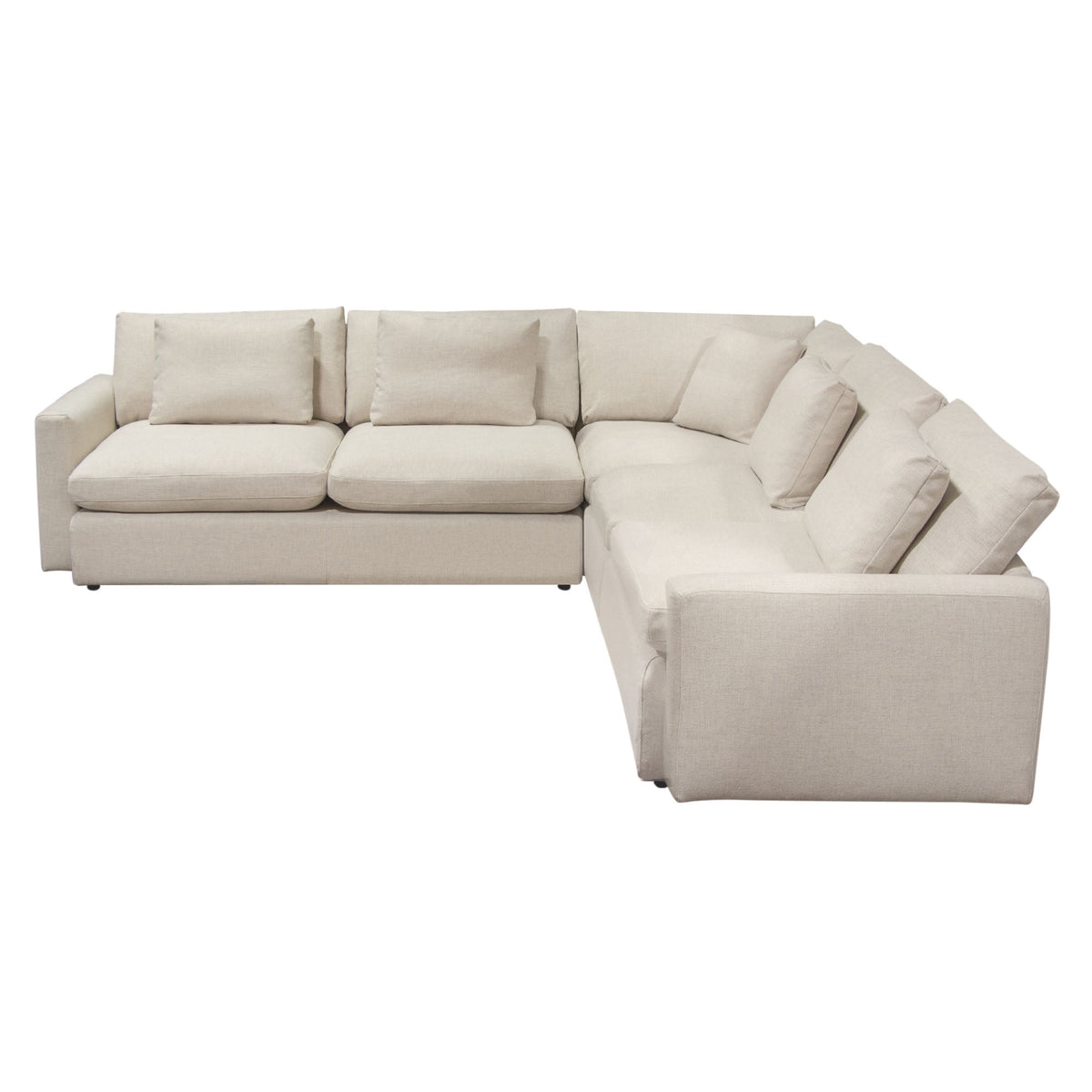 Arcadia Feather Down Sectional Sofa – view 14 – Lusso Furniture Miami