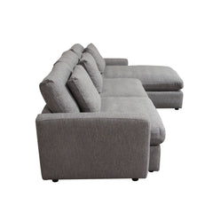 Arcadia Feather Down Sectional Sofa – view 21 – Lusso Furniture Miami
