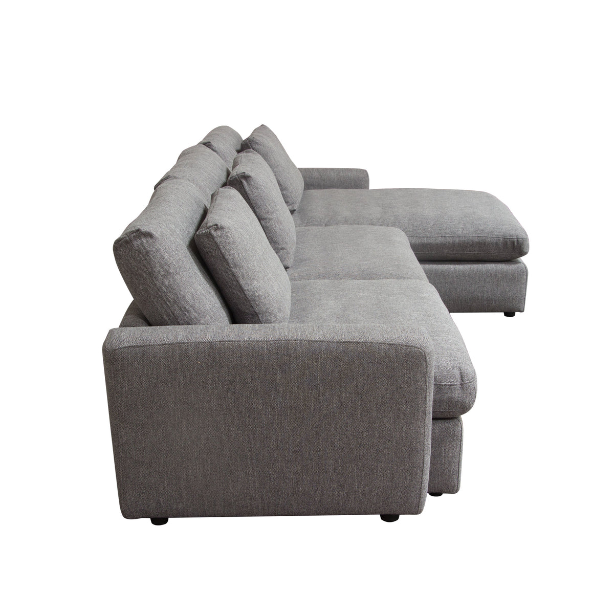 Arcadia Feather Down Sectional Sofa – view 21 – Lusso Furniture Miami