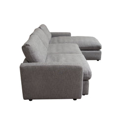 Arcadia Feather Down Sectional Sofa – view 22 – Lusso Furniture Miami