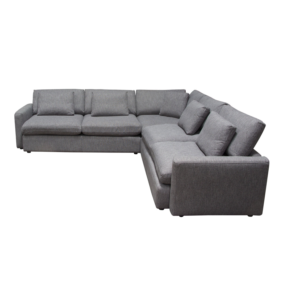 Arcadia Feather Down Sectional Sofa – view 26 – Lusso Furniture Miami