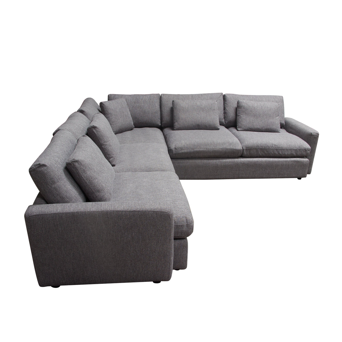 Arcadia Feather Down Sectional Sofa – view 27 – Lusso Furniture Miami
