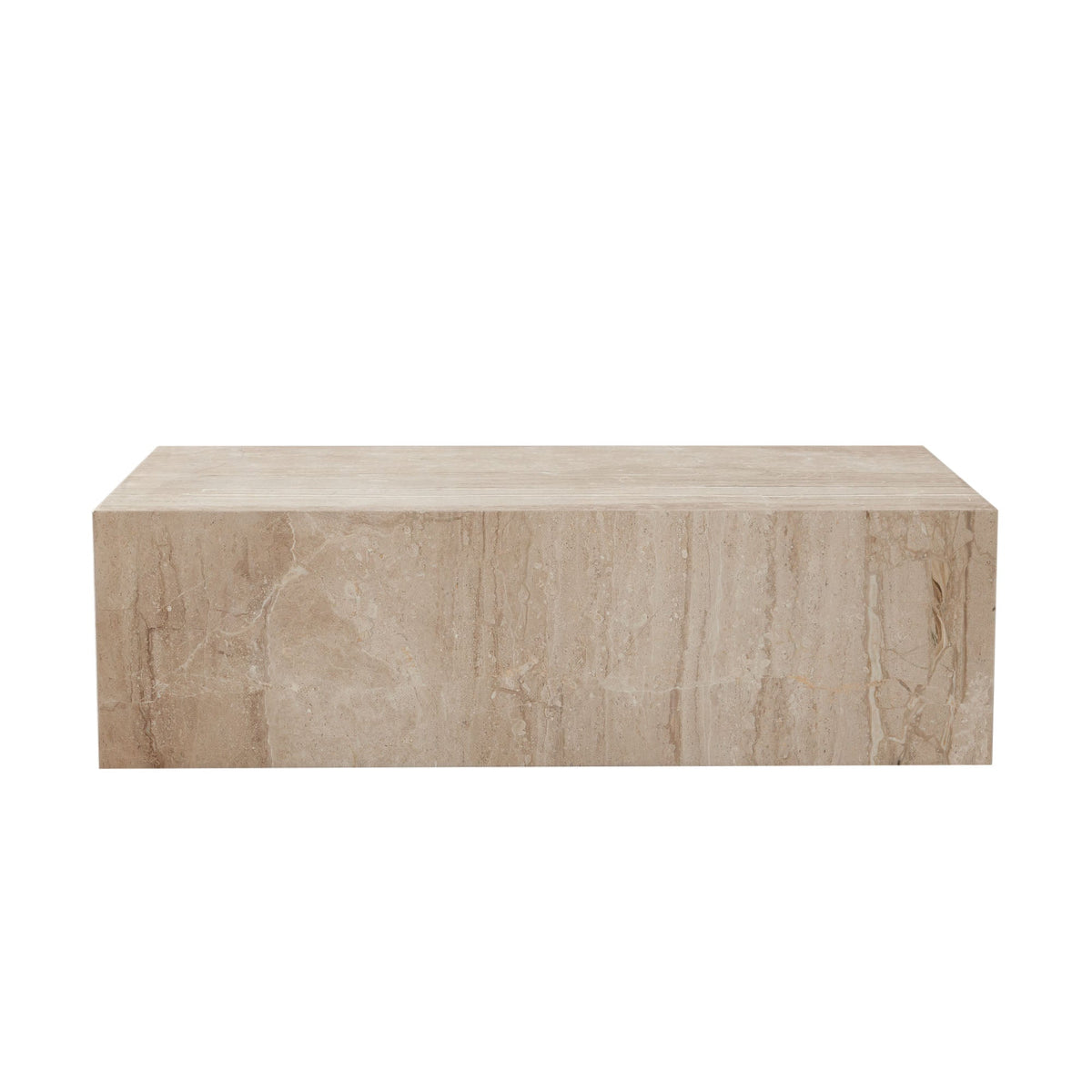 Ark Genuine Marble Coffee Table – finish detail – Lusso Furniture Miami