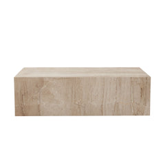 Ark Genuine Marble Coffee Table – finish detail – Lusso Furniture Miami
