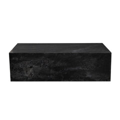 Ark Genuine Marble Coffee Table – Genuine Black Marble – view 17 – Lusso Furniture Miami