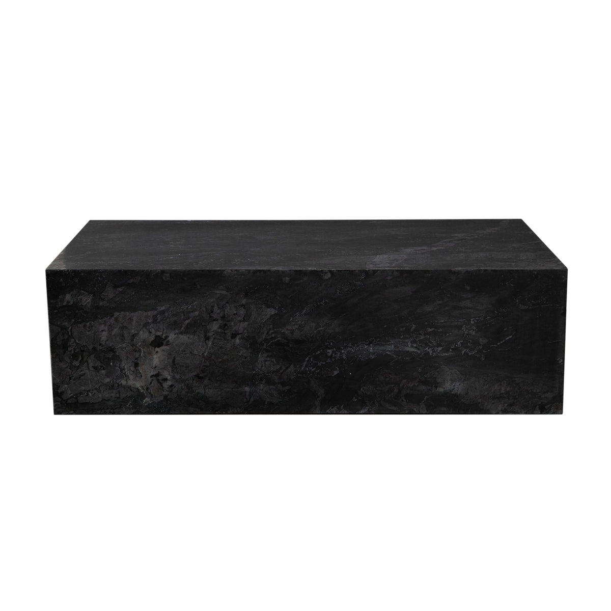 Ark Genuine Marble Coffee Table – Genuine Black Marble – view 17 – Lusso Furniture Miami