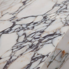 Ark Genuine Marble Coffee Table – top view – Lusso Furniture Miami