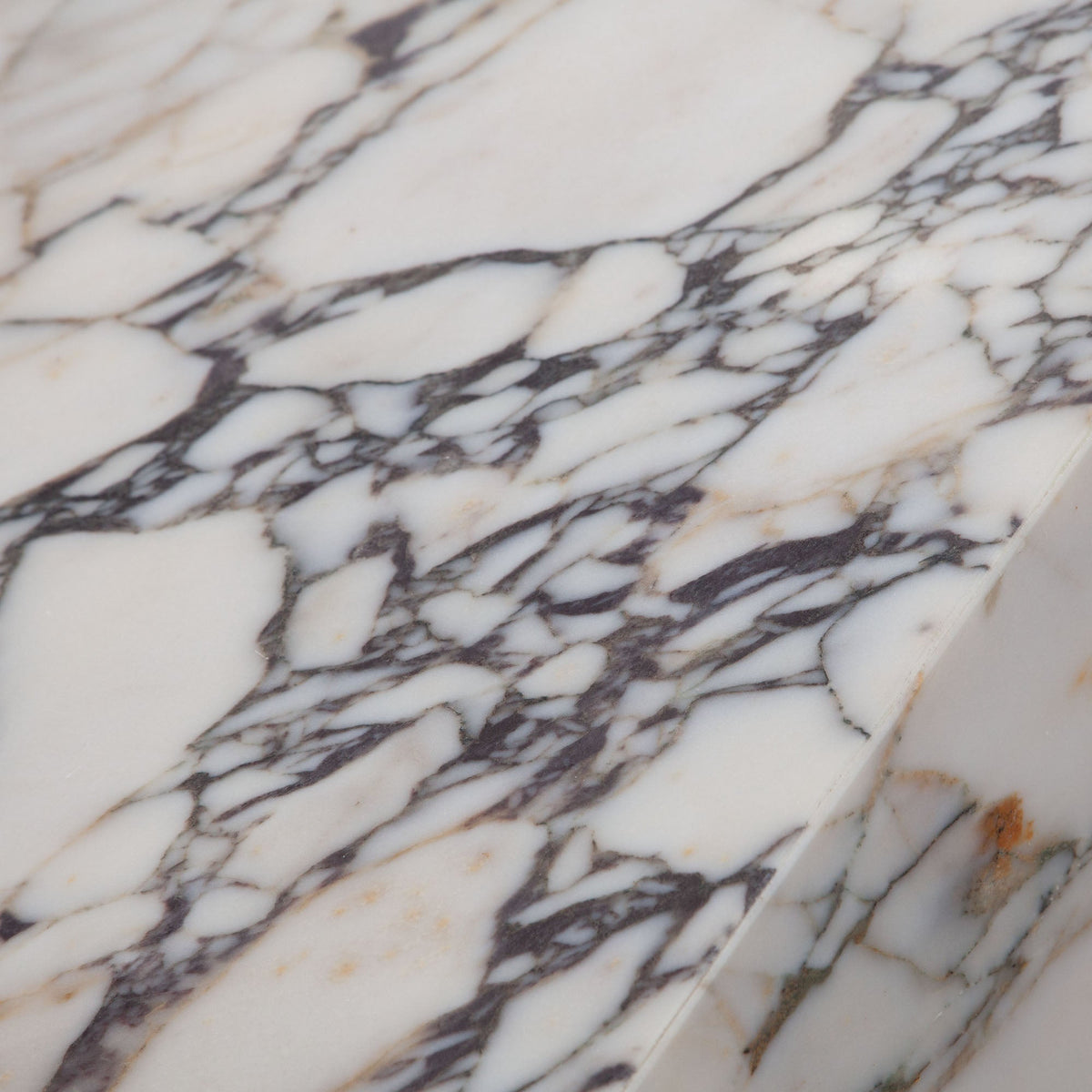 Ark Genuine Marble Coffee Table – top view – Lusso Furniture Miami