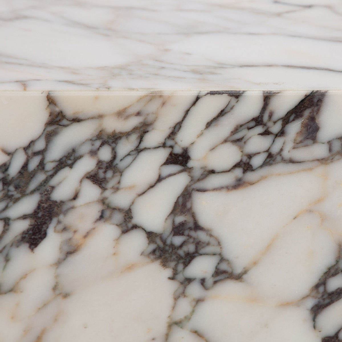 Ark Genuine Marble Coffee Table – close-up – Lusso Furniture Miami