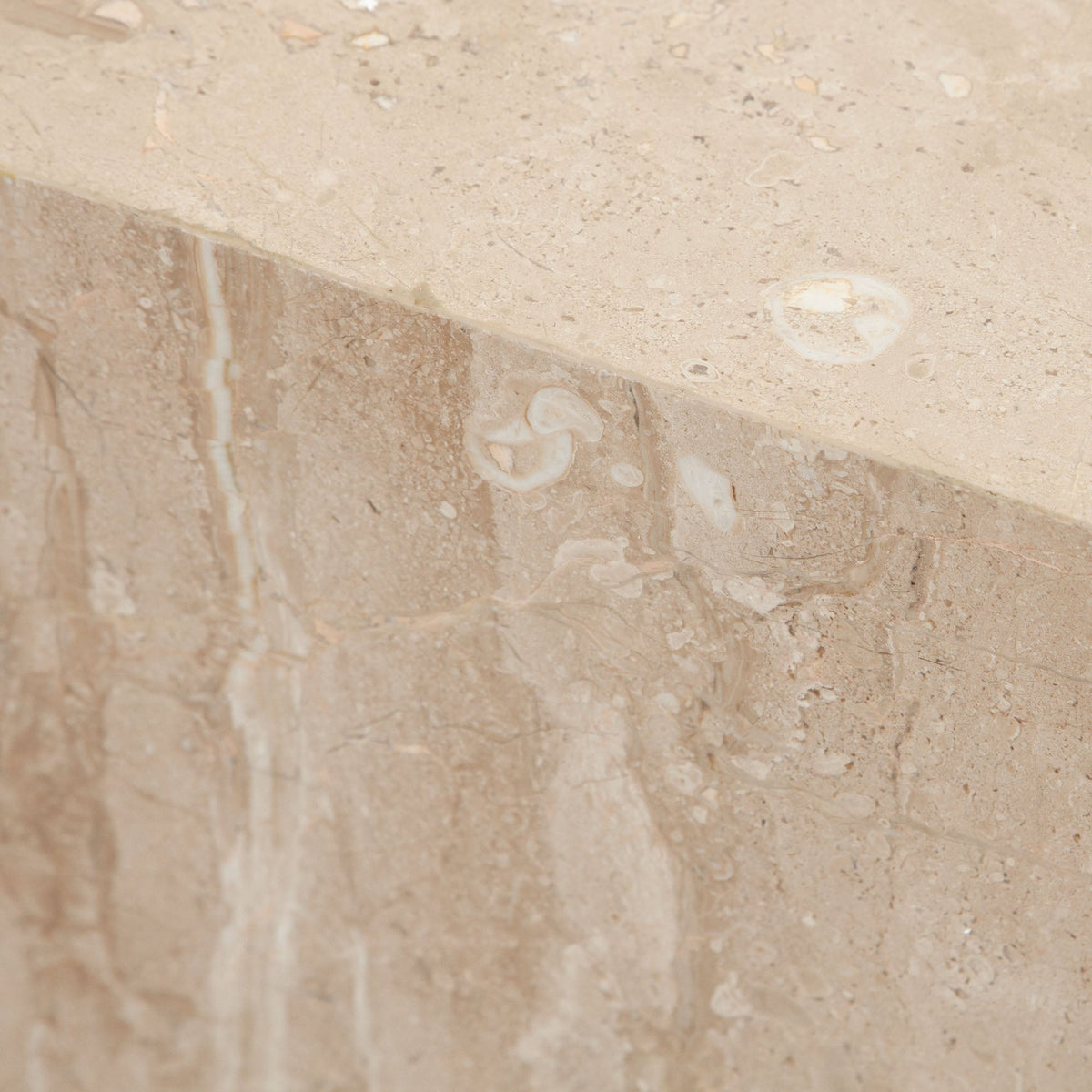 Ark Marble Pedestal End Table – view 13 – Lusso Furniture Miami