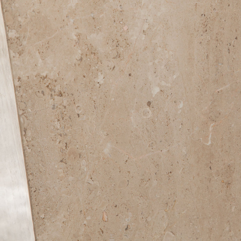 Ark Marble Pedestal End Table-zoom-