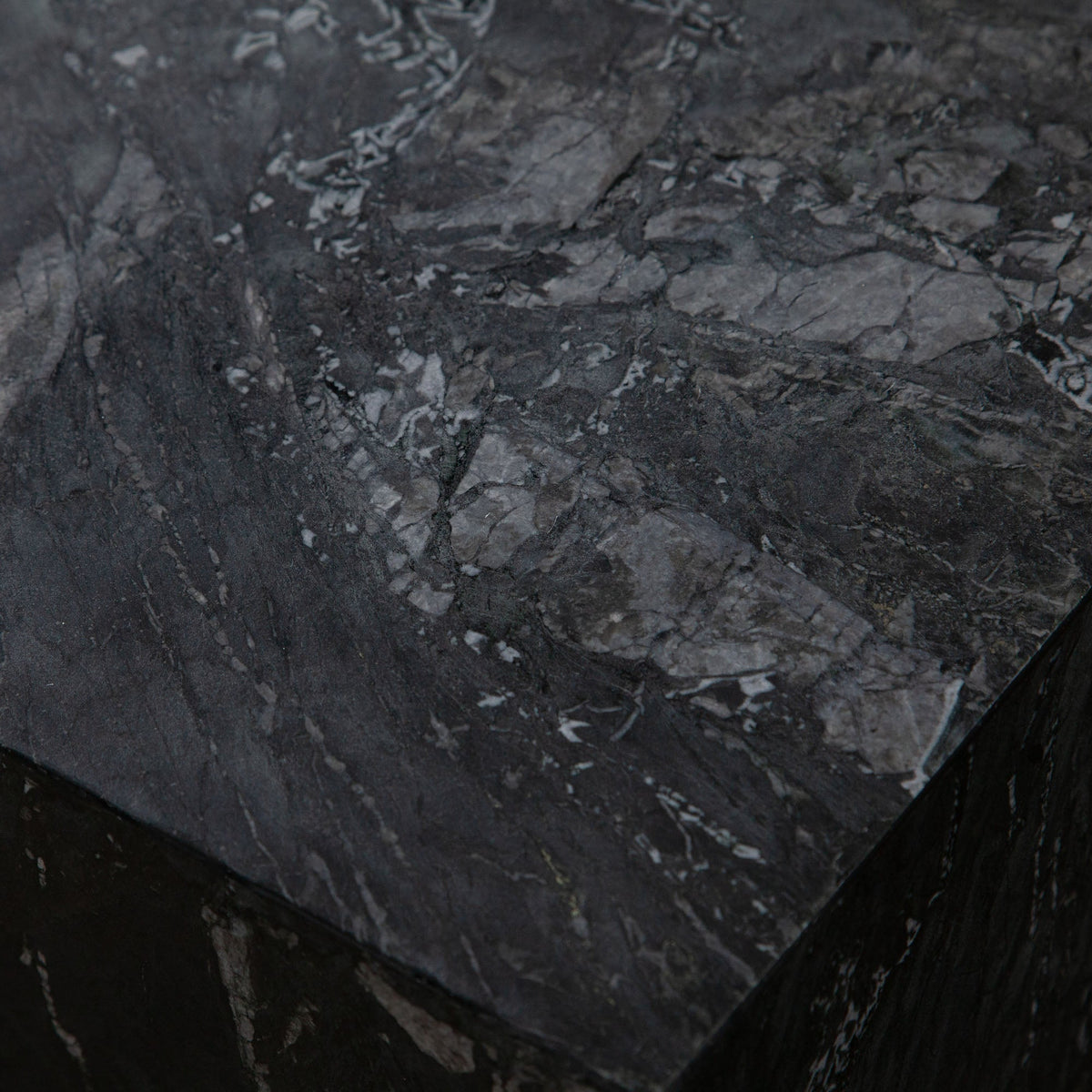 Ark Marble Pedestal End Table – view 21 – Lusso Furniture Miami