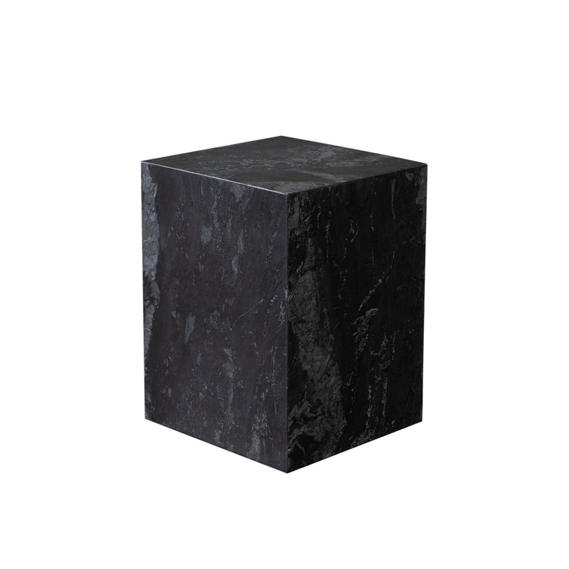 Ark Marble Pedestal End Table-zoom-