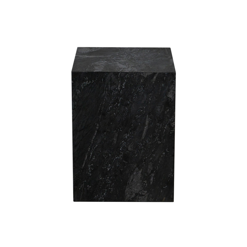 Ark Marble Pedestal End Table-zoom-