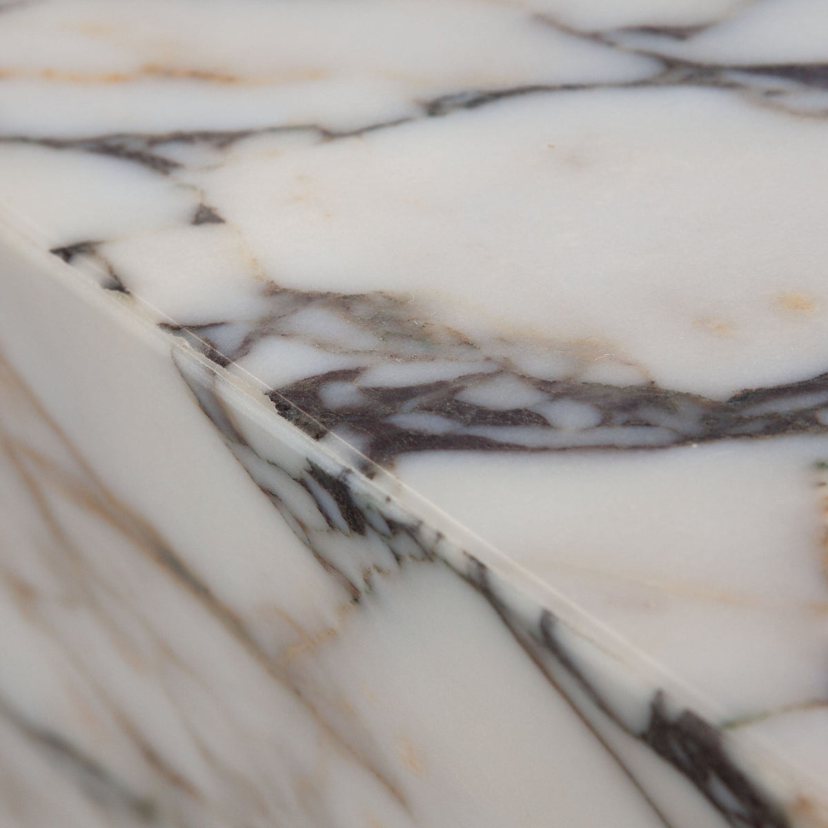 Ark Marble Pedestal End Table – detail – Lusso Furniture Miami