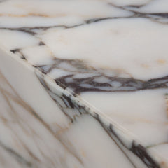 Ark Marble Pedestal End Table – detail – Lusso Furniture Miami