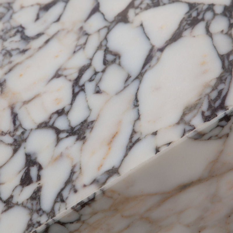 Ark Marble Pedestal End Table-zoom-