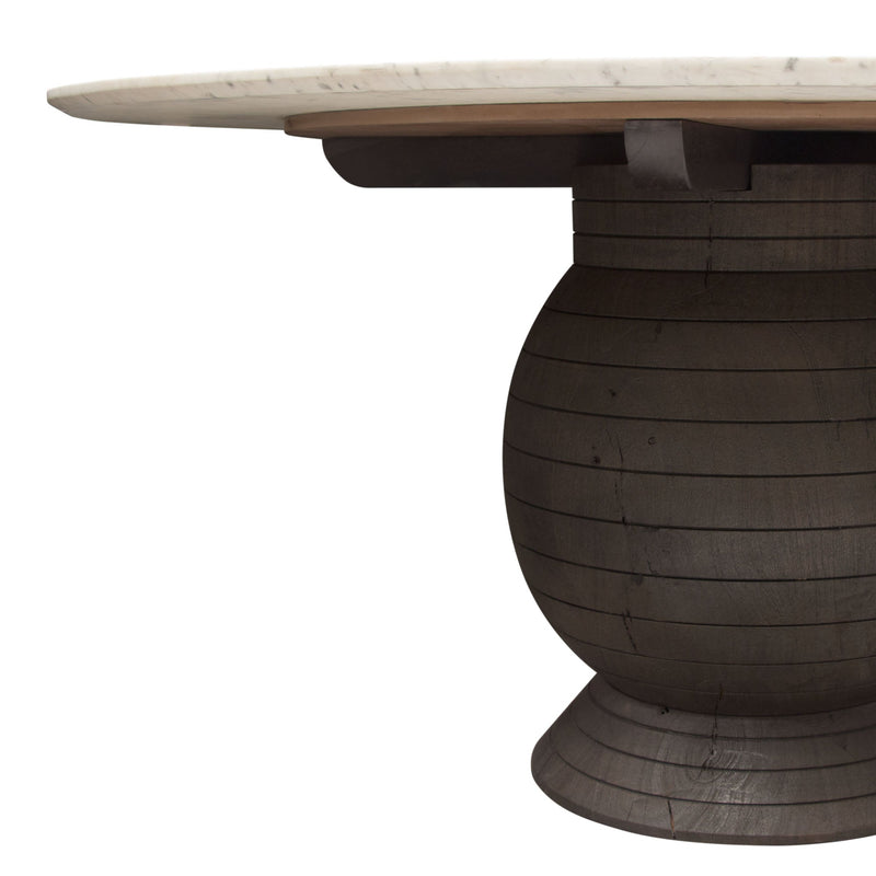 Ashe Round Marble Dining Table-zoom-