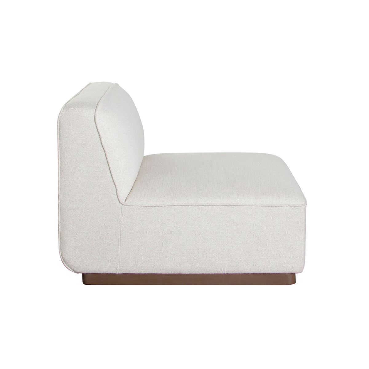 Aspen Low Profile Modular Sofa – side view – Lusso Furniture Miami