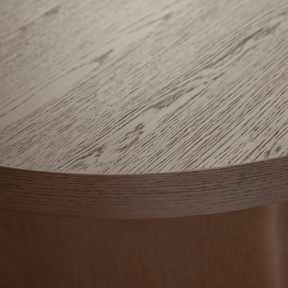 Aspen Oval Low Profile Coffee Table – back view – Lusso Furniture Miami