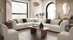 Aspen Oval Low Profile Coffee Table – close-up – Lusso Furniture Miami