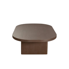 Aspen Oval Low Profile Coffee Table – detail – Lusso Furniture Miami