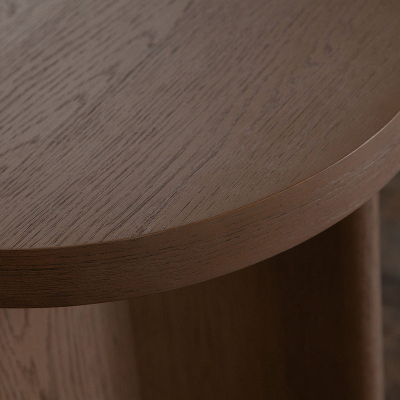 Aspen Round Pedestal End Table-zoom-