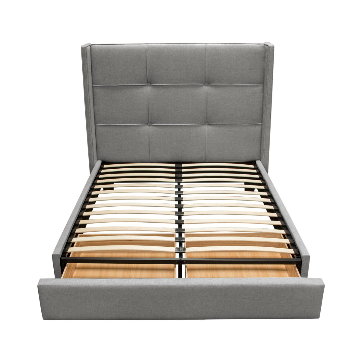 Beverly Tufted Storage Bed – top view – Lusso Furniture Miami