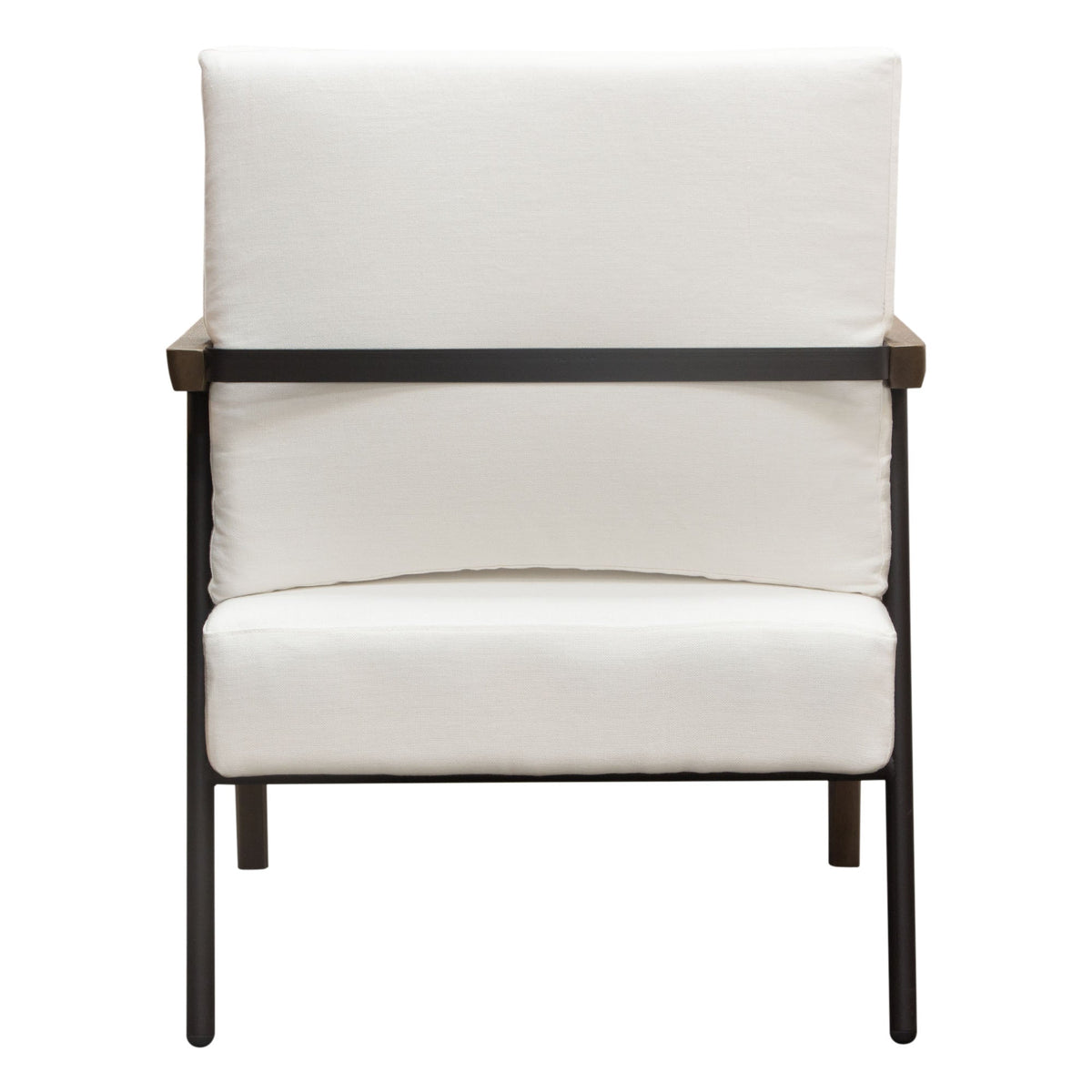 Blair Wood Leg Accent Chair – top view – Lusso Furniture Miami