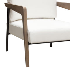 Blair Wood Leg Accent Chair – close-up – Lusso Furniture Miami