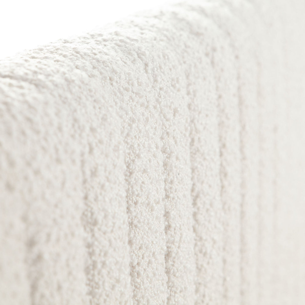 Brooke Channel Tufted Boucle Bed – back view – Lusso Furniture Miami