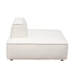 Cara Boucle Modular Lounger – detail – Lusso Furniture Miami
