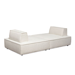 Cara Boucle Modular Lounger – view 12 – Lusso Furniture Miami