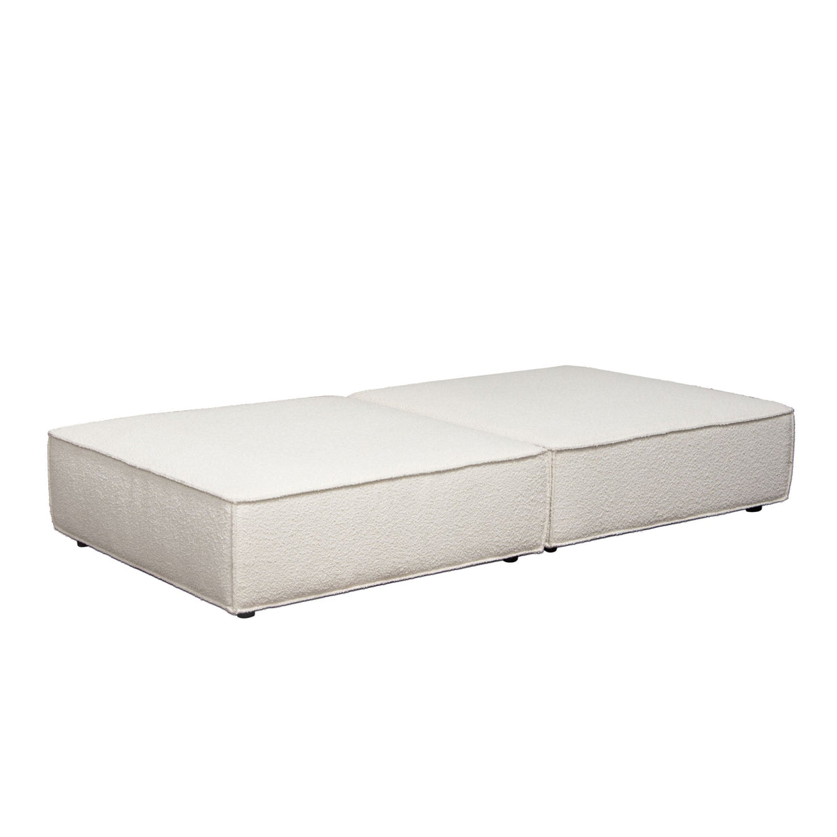 Cara Boucle Modular Lounger – view 13 – Lusso Furniture Miami