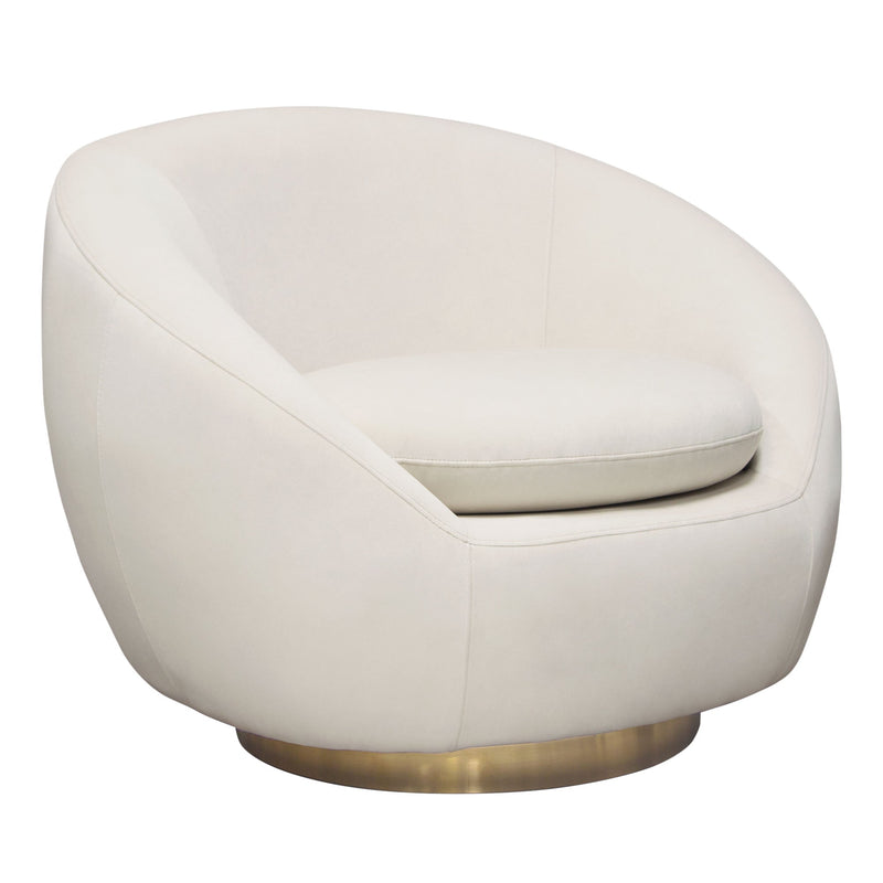 Celine Velvet Swivel Accent Chair-zoom-